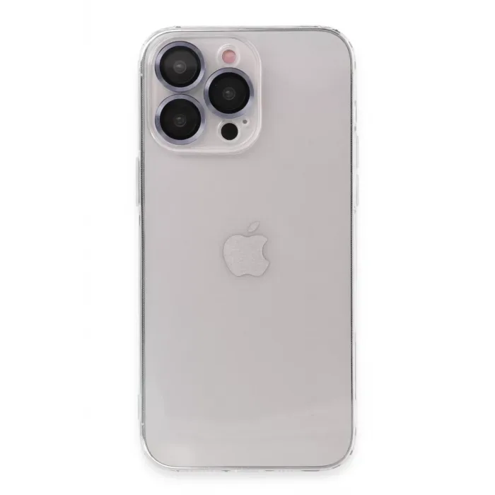 Newface iPhone 13 Pro Kılıf Luko Lens Silikon - Sierra Blue