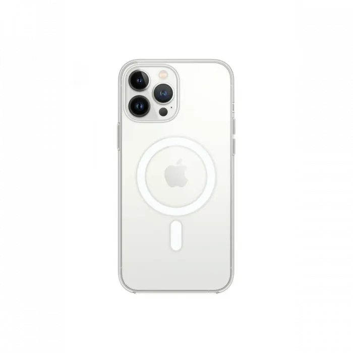 Newface iPhone 13 Pro Kılıf Magneticsafe Şeffaf Silikon - Şeffaf