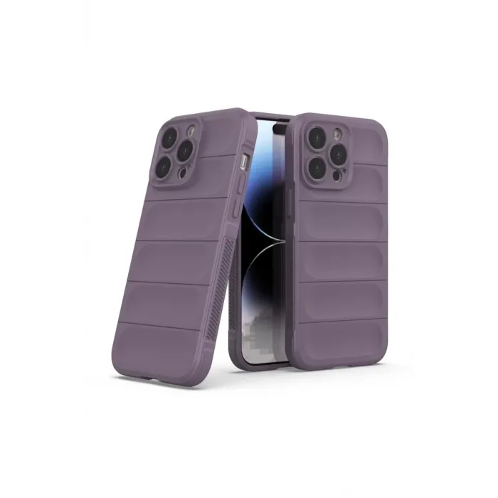 Newface iPhone 13 Pro Kılıf Optimum Silikon - Mor