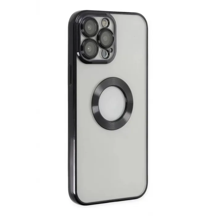 Newface iPhone 13 Pro Kılıf Slot Silikon - Siyah
