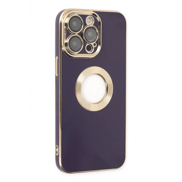 Newface iPhone 13 Pro Kılıf Store Silikon - Derin Mor