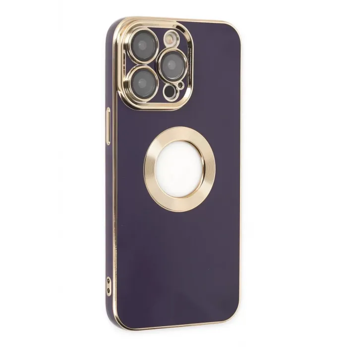 Newface iPhone 13 Pro Kılıf Store Silikon - Derin Mor