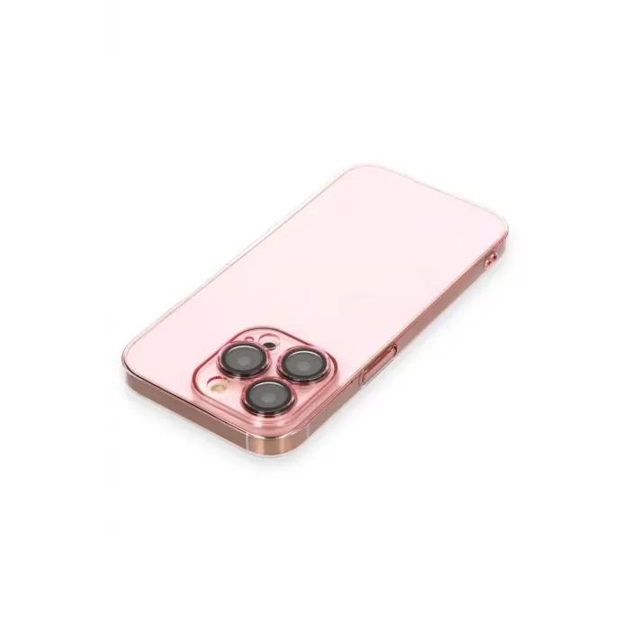 Newface iPhone 13 Pro Max Kılıf Armada Lensli Kapak - Rose Gold