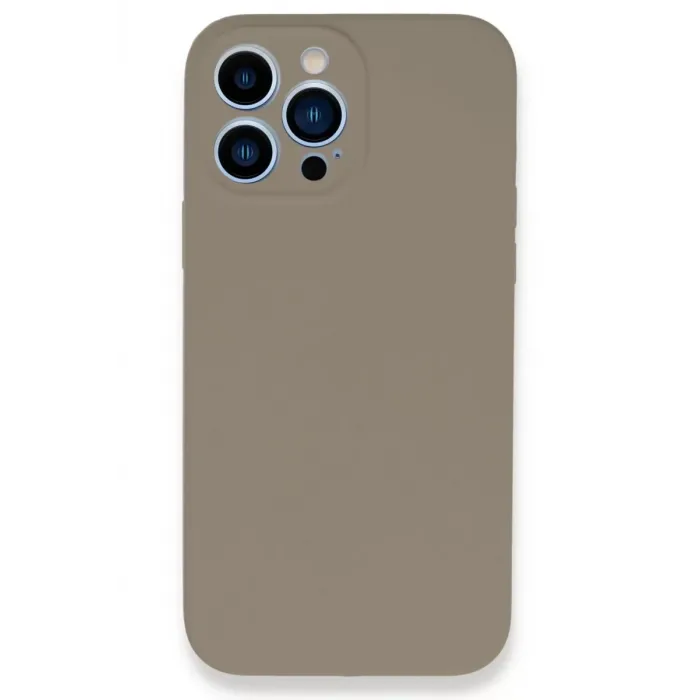 Newface iPhone 13 Pro Max Kılıf Lansman Legant Silikon - Bej