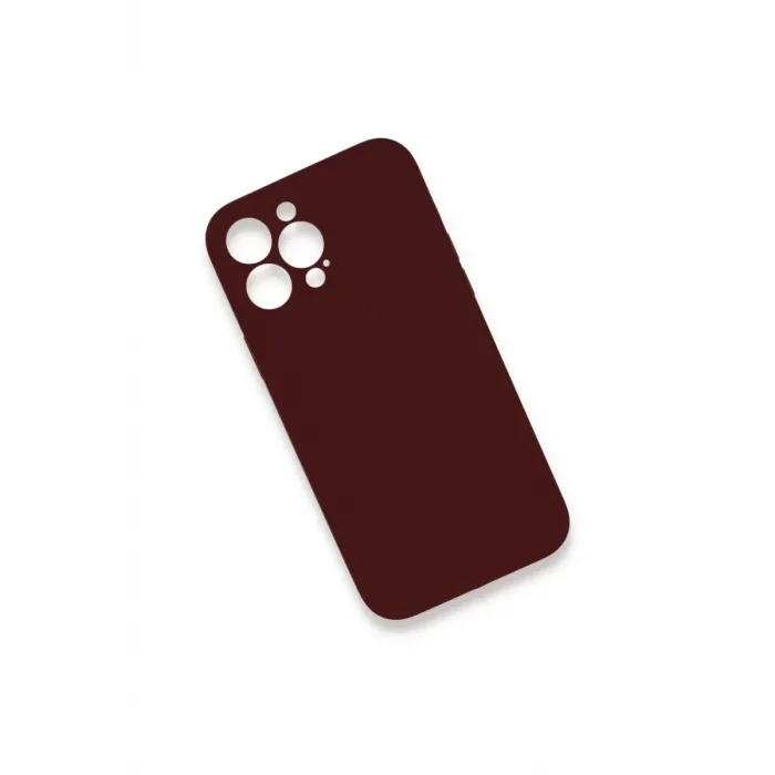 Newface iPhone 13 Pro Max Kılıf Lansman Legant Silikon - Bordo