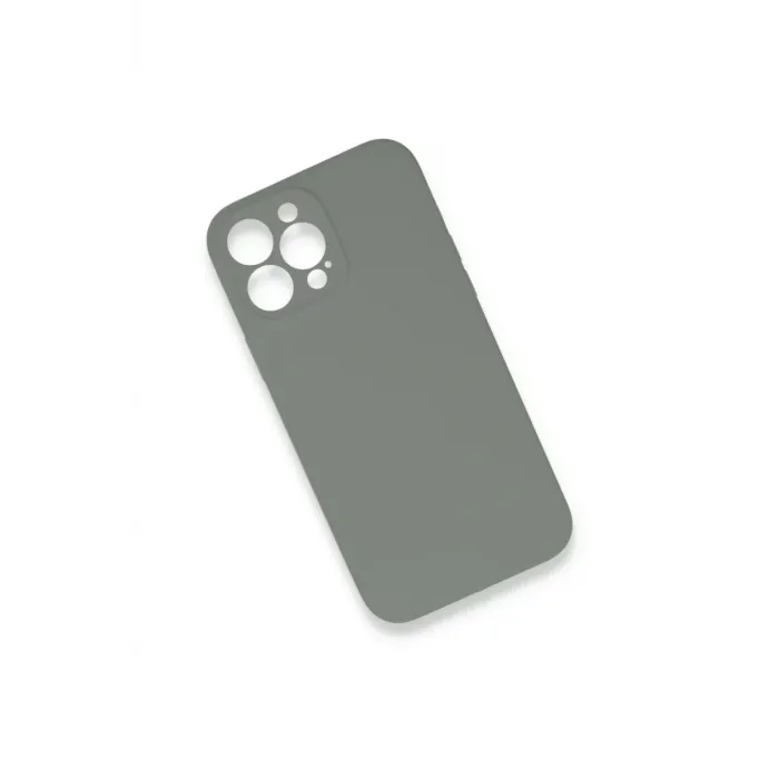 Newface iPhone 13 Pro Max Kılıf Lansman Legant Silikon - Gri