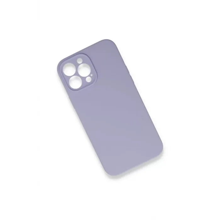 Newface iPhone 13 Pro Max Kılıf Lansman Legant Silikon - Lila