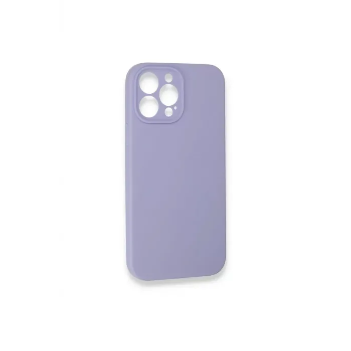 Newface iPhone 13 Pro Max Kılıf Lansman Legant Silikon - Lila