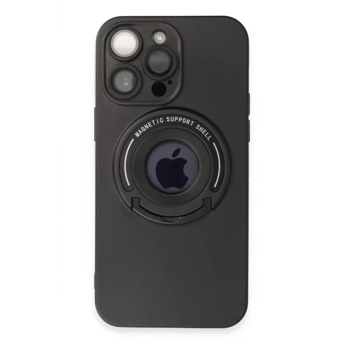 Newface iPhone 13 Pro Max Kılıf Lukka Magneticsafe Kapak - Siyah