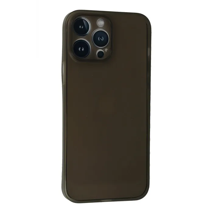 Newface iPhone 13 Pro Max Kılıf PP Ultra İnce Kapak - Gri
