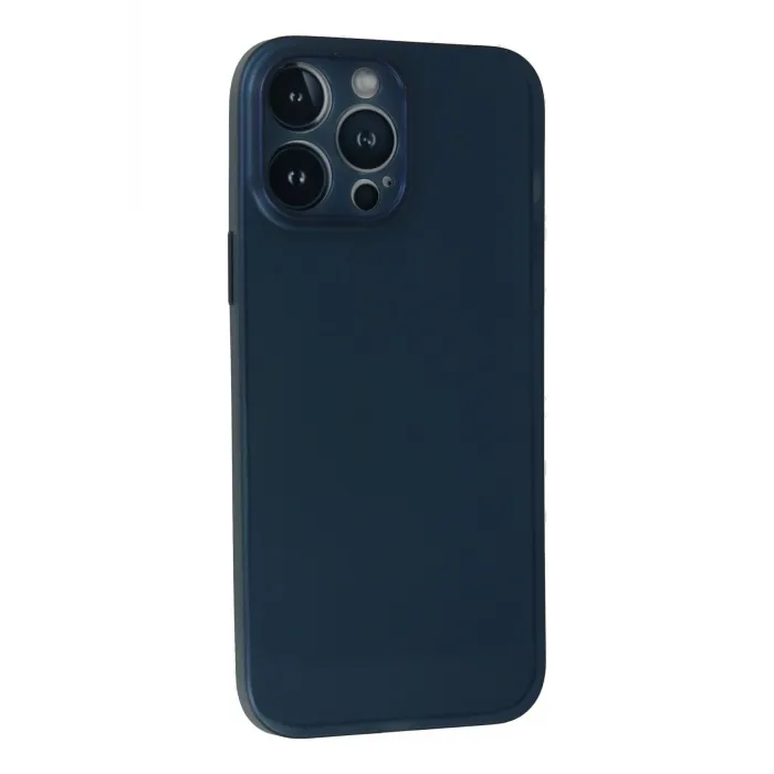 Newface iPhone 13 Pro Max Kılıf PP Ultra İnce Kapak - Mavi