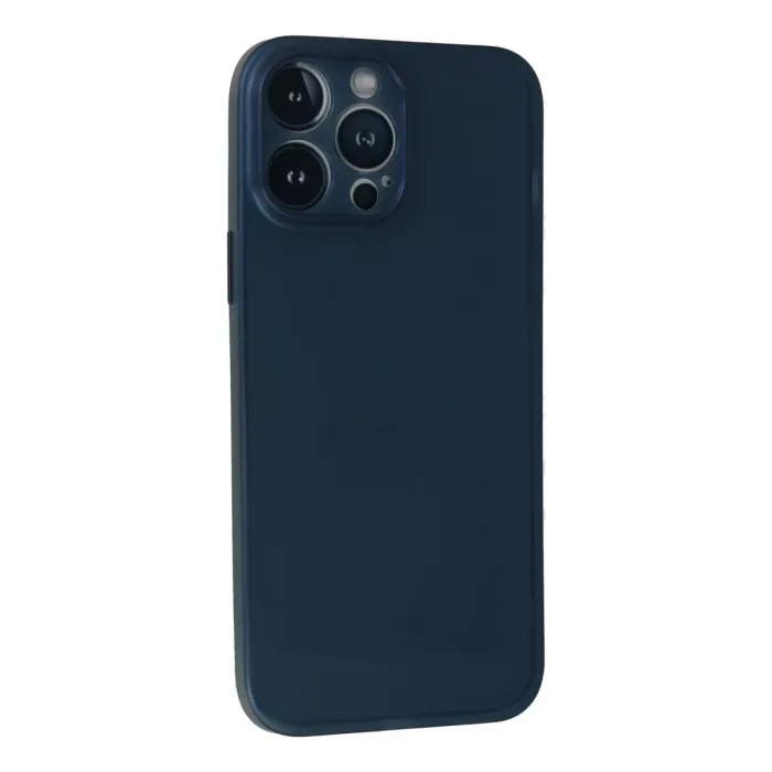 Newface iPhone 13 Pro Max Kılıf PP Ultra İnce Kapak - Mavi