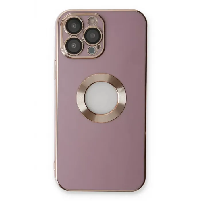 Newface iPhone 13 Pro Max Kılıf Store Silikon - Mor