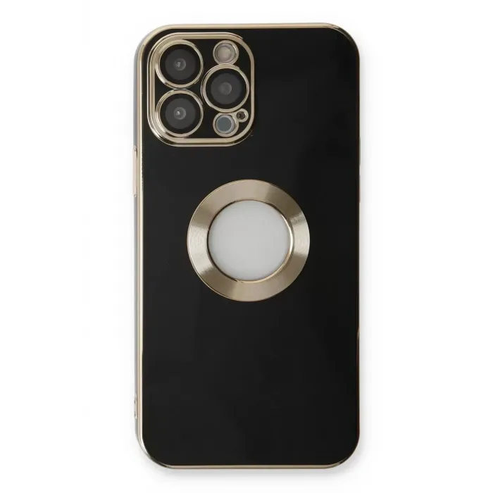 Newface iPhone 13 Pro Max Kılıf Store Silikon - Siyah