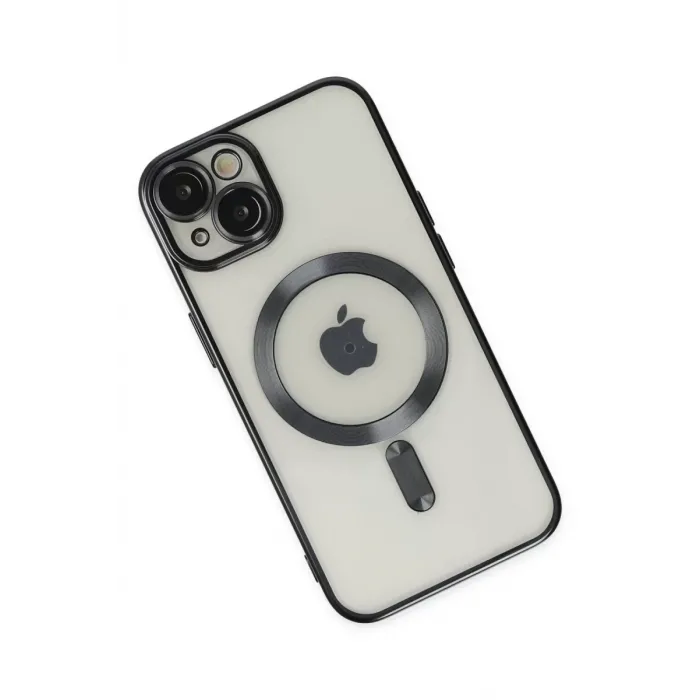Newface iPhone 14 Kılıf Kross Magneticsafe Kapak - Siyah