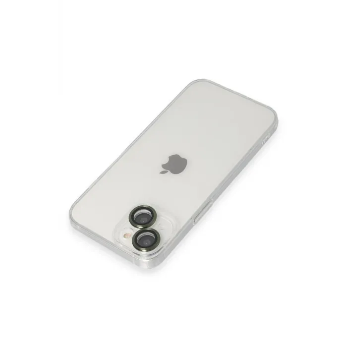 Newface iPhone 14 Kılıf Luko Lens Silikon - Yeşil
