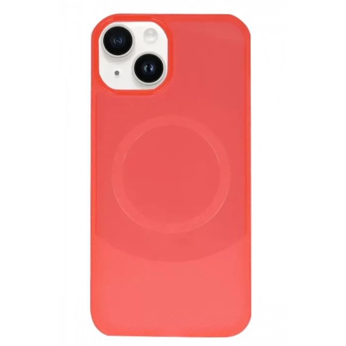 Newface iPhone 14 Kılıf Maya Karbon Kapak - Kırmızı