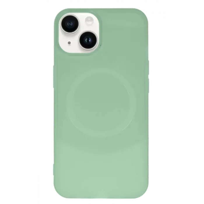 Newface iPhone 14 Kılıf Maya Karbon Kapak - Su Yeşili