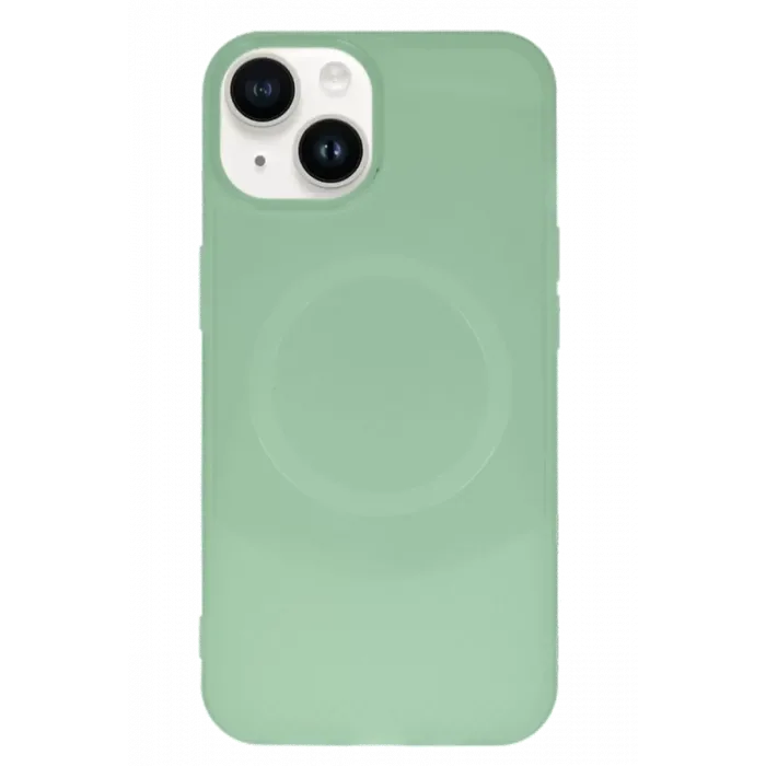 Newface iPhone 14 Kılıf Maya Karbon Kapak - Su Yeşili