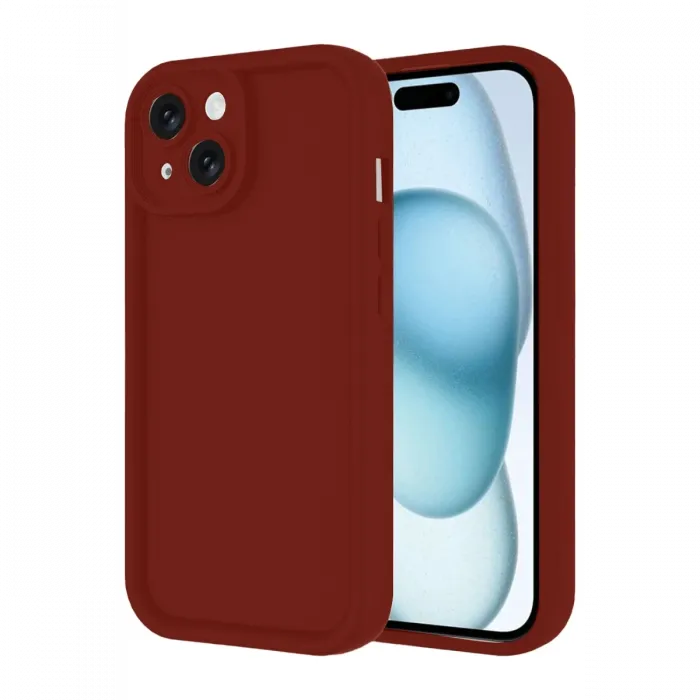 Newface iPhone 14 Kılıf Viera Silikon - Bordo