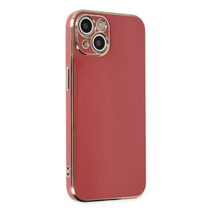 Newface iPhone 14 Kılıf Volet Silikon - Kırmızı