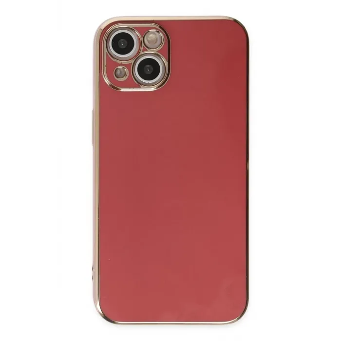 Newface iPhone 14 Kılıf Volet Silikon - Kırmızı