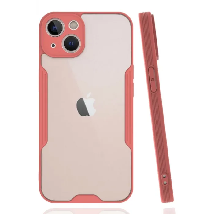 Newface iPhone 14 Plus Kılıf Platin Silikon - Pembe