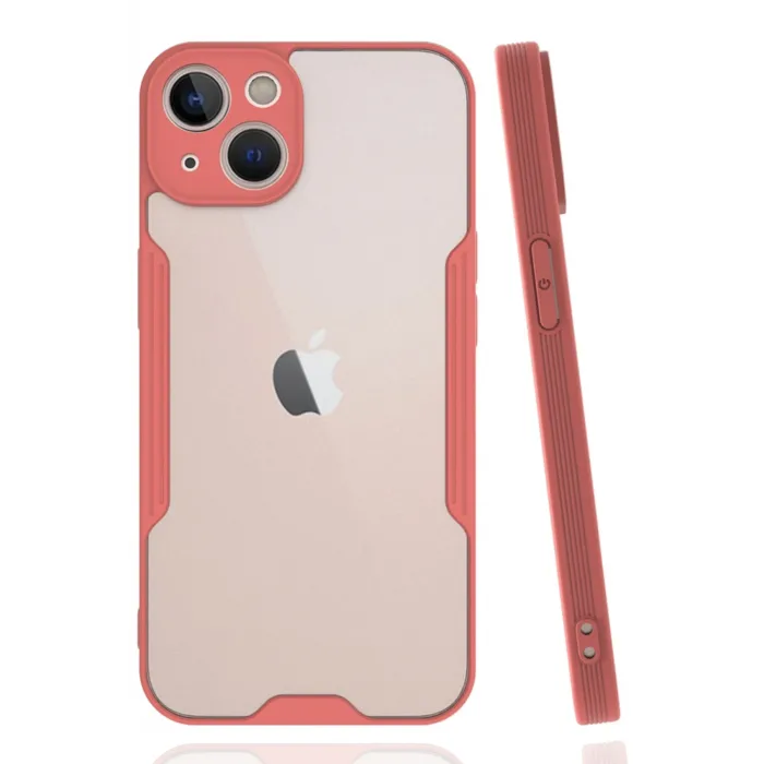 Newface iPhone 14 Plus Kılıf Platin Silikon - Pembe