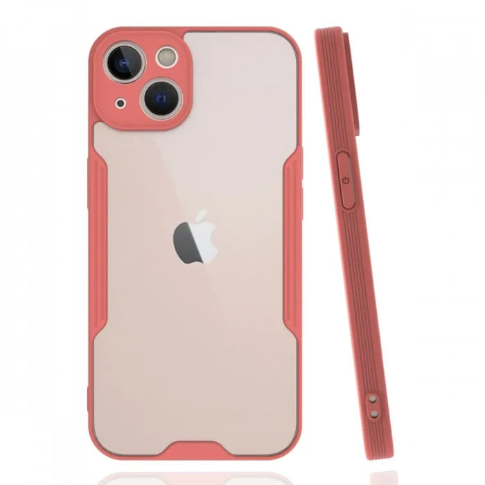 Newface iPhone 14 Plus Kılıf Platin Silikon - Pembe