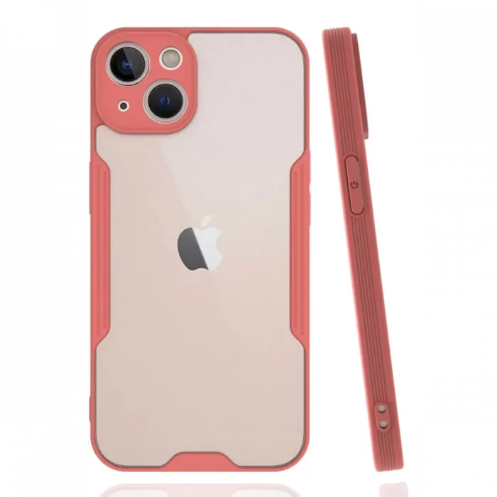 Newface iPhone 14 Plus Kılıf Platin Silikon - Pembe