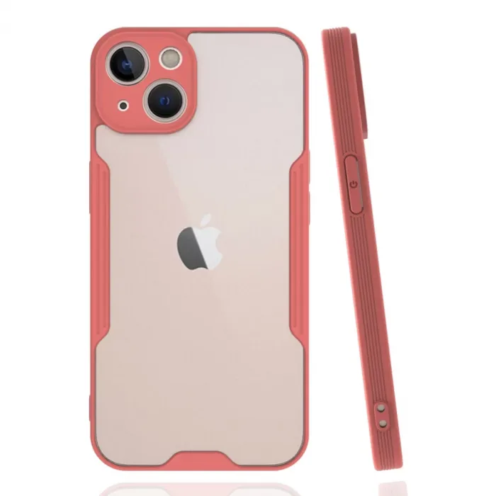 Newface iPhone 14 Plus Kılıf Platin Silikon - Pembe
