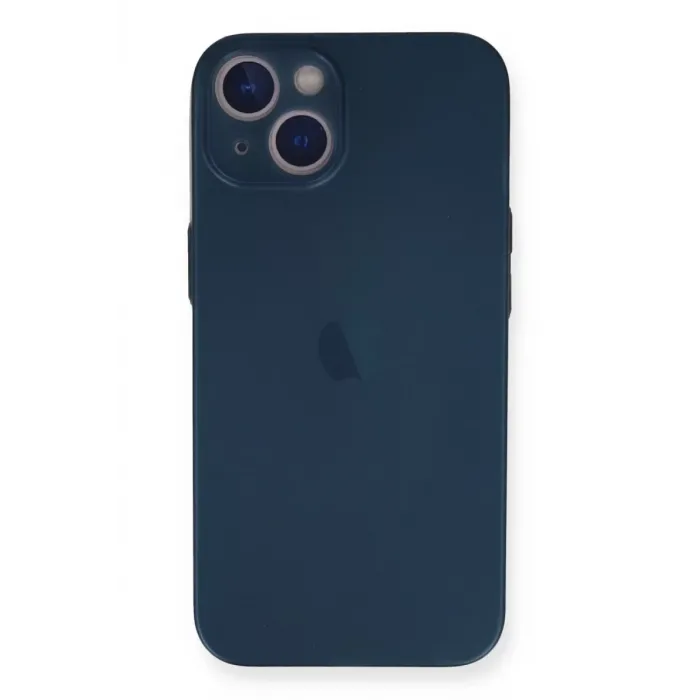 Newface iPhone 14 Plus Kılıf PP Ultra İnce Kapak - Mavi