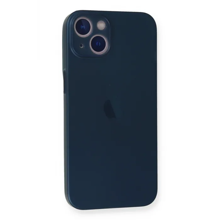 Newface iPhone 14 Plus Kılıf PP Ultra İnce Kapak - Mavi