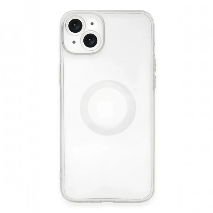 Newface iPhone 14 Plus Kılıf Santa Lens Silikon - Şeffaf