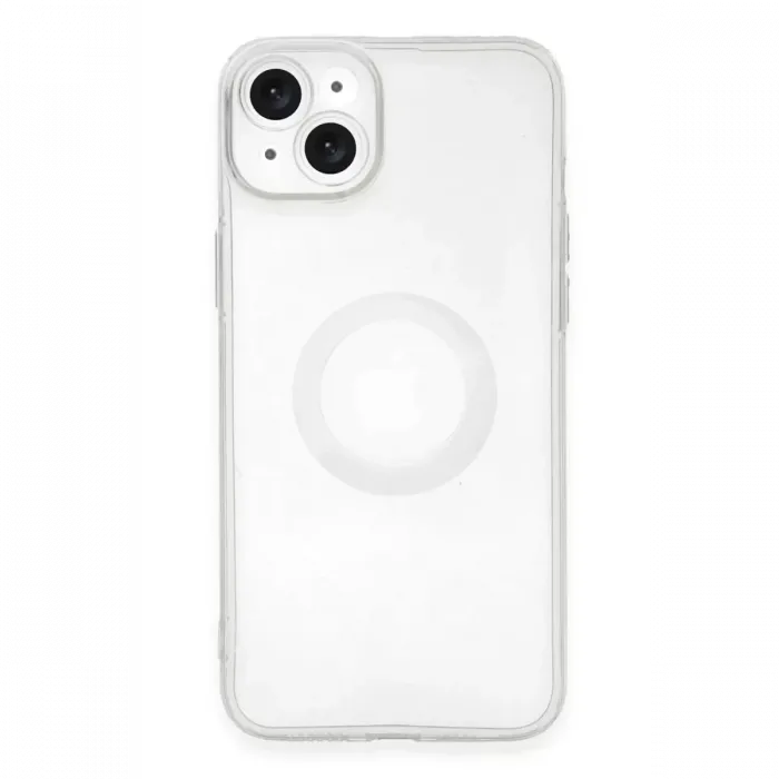 Newface iPhone 14 Plus Kılıf Santa Lens Silikon - Şeffaf