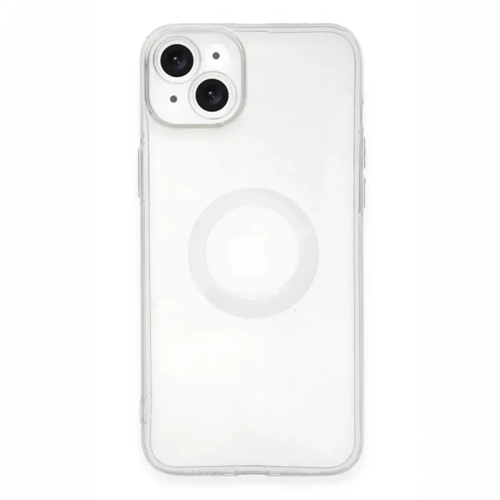 Newface iPhone 14 Plus Kılıf Santa Lens Silikon - Şeffaf