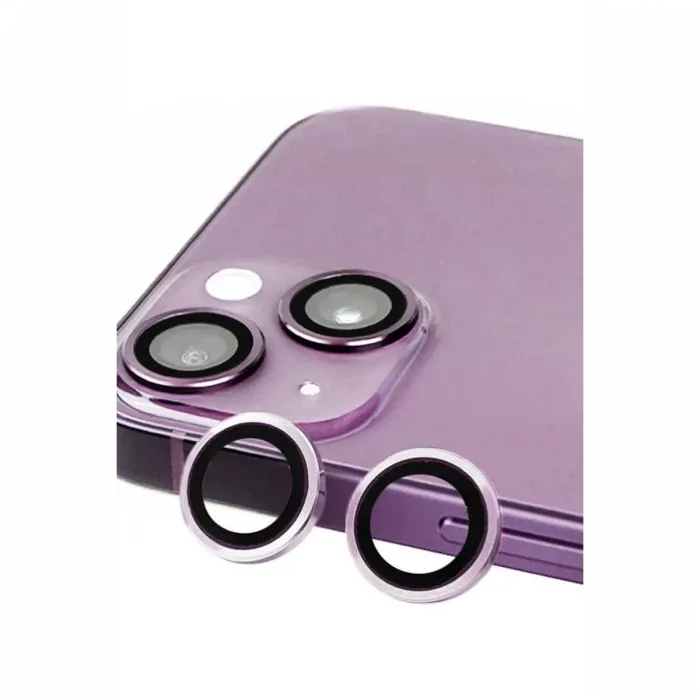 Newface iPhone 14 Plus Raze Metal Kamera Lens - Mor