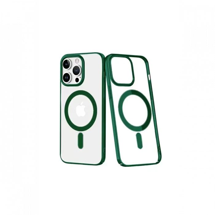 Newface iPhone 14 Pro Kılıf Element Magneticsafe Sert Kapak - Köknar Yeşili