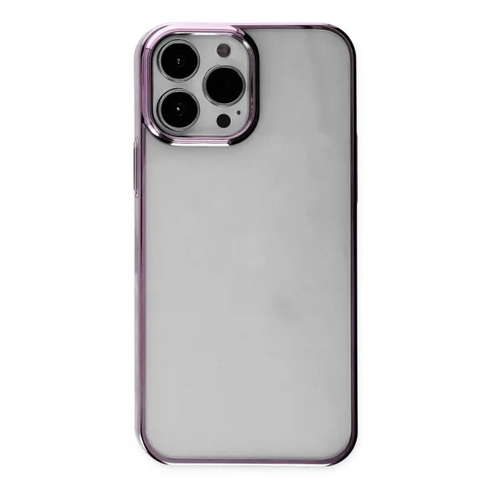 Newface iPhone 14 Pro Kılıf Element Silikon - Lila