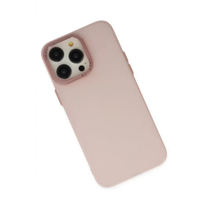 Newface iPhone 14 Pro Kılıf Modos Metal Kapak - Pembe