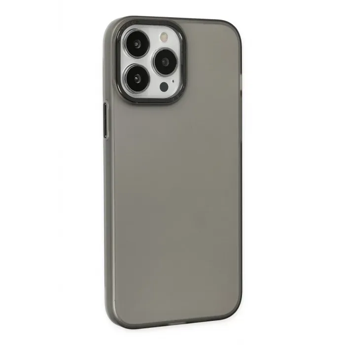 Newface iPhone 14 Pro Kılıf Modos Metal Kapak - Siyah