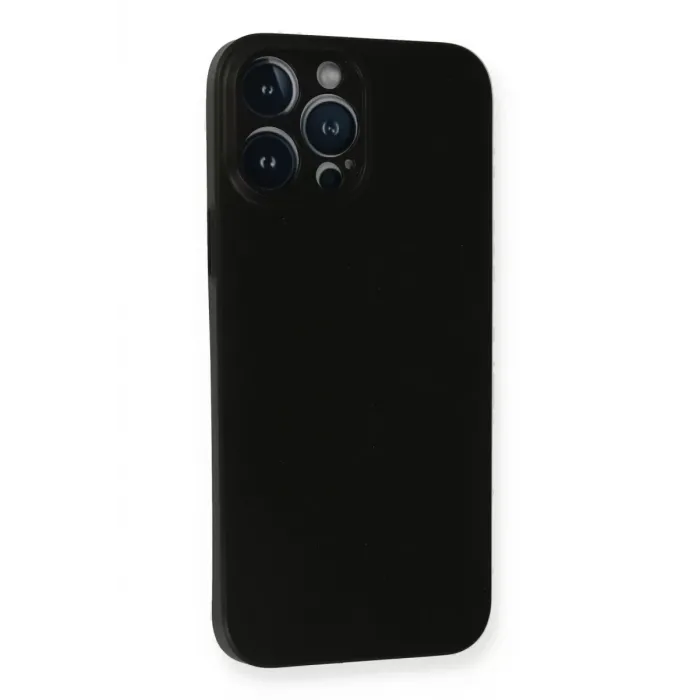 Newface iPhone 14 Pro Kılıf PP Ultra İnce Kapak - Siyah