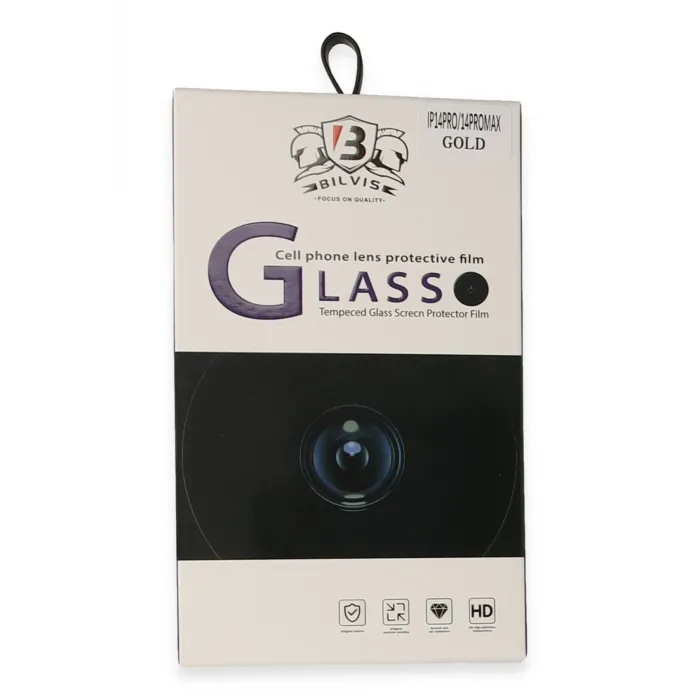 Newface iPhone 14 Pro Max Bilvis Titan Kamera Lens - Gold