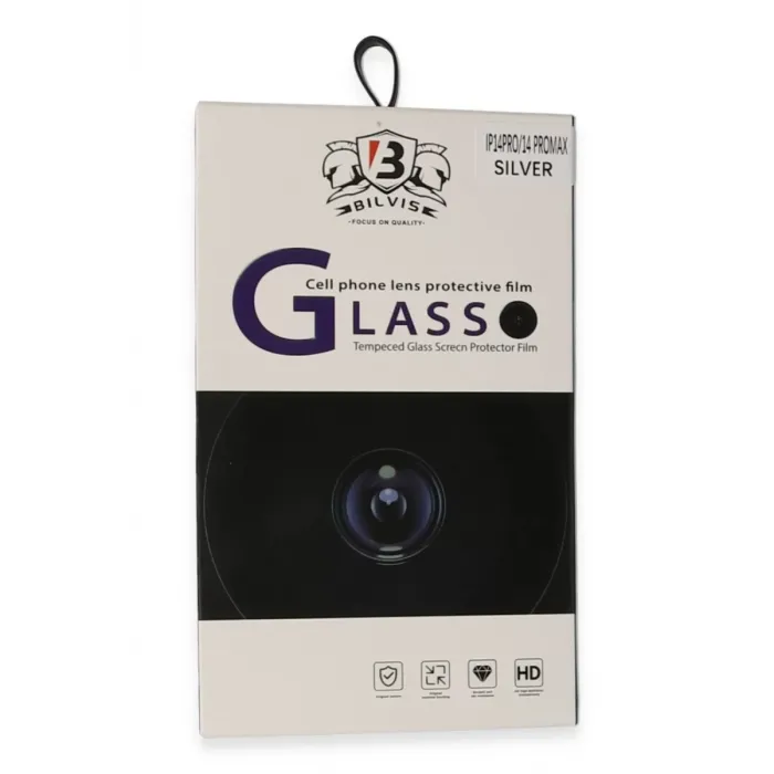 Newface iPhone 14 Pro Max Bilvis Titan Kamera Lens - Gümüş