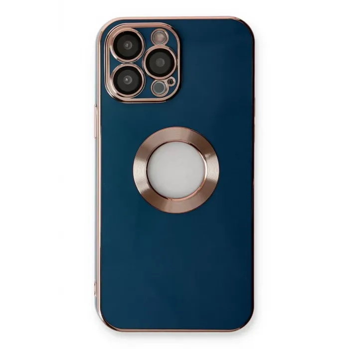 Newface iPhone 14 Pro Max Kılıf Store Silikon - Mavi