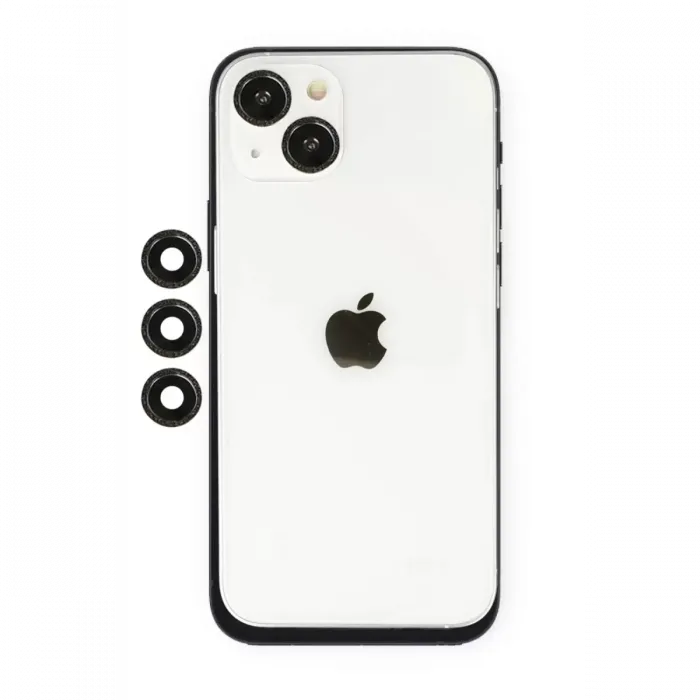 Newface iPhone 14 Shine Kamera Lens - Siyah