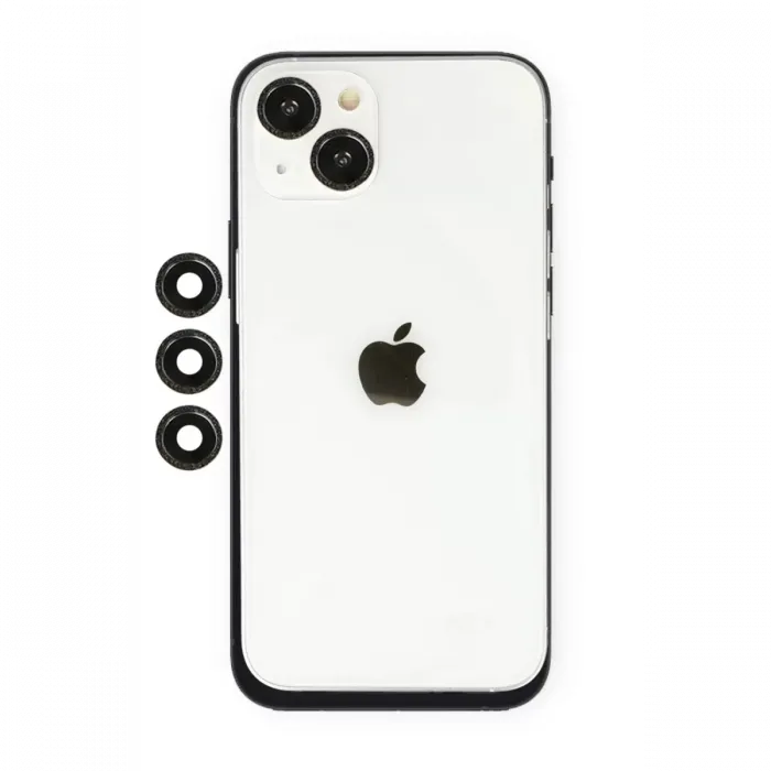 Newface iPhone 14 Shine Kamera Lens - Siyah