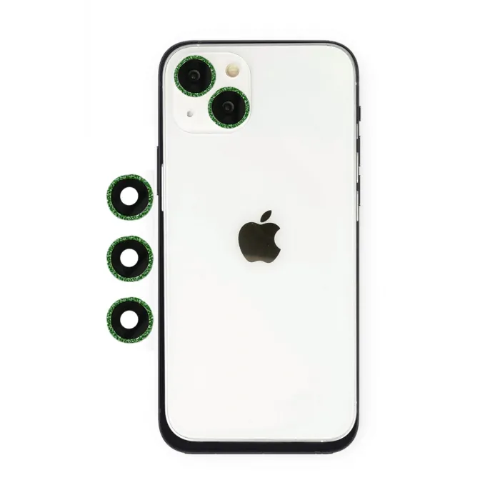 Newface iPhone 14 Shine Kamera Lens - Yeşil