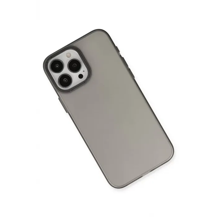 Newface iPhone 15 Pro Kılıf Modos Metal Kapak - Siyah