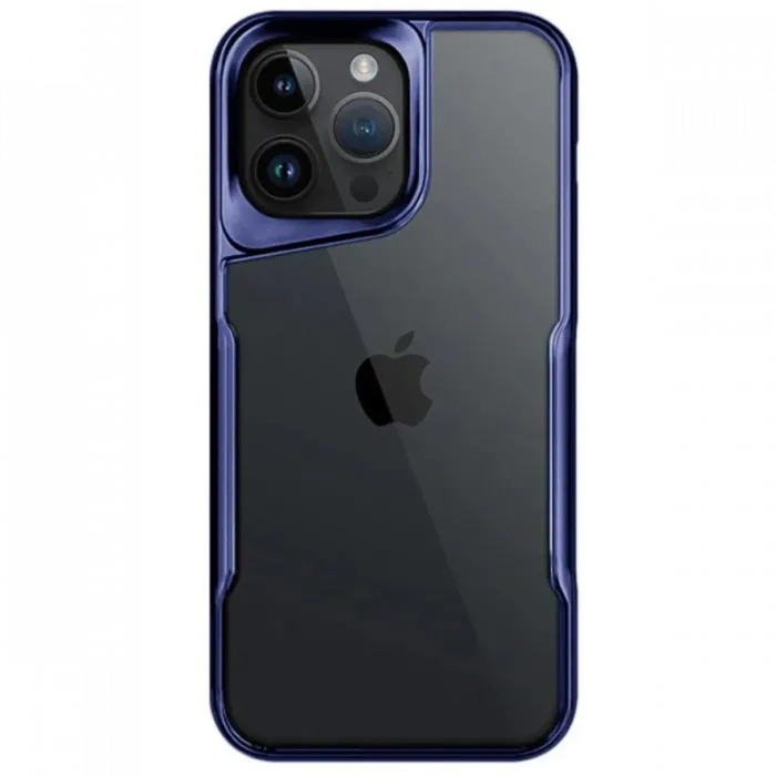 Newface iPhone 15 Pro Max Kılıf Boyi Silikon Kapak - Lacivert